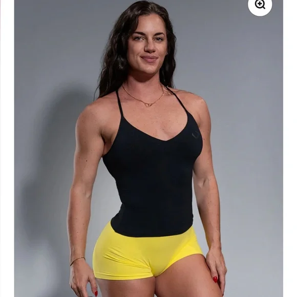 Violate The Dress Code Tease Tank, NWT, Black Sports Tank, Small - Picture 2 of 6